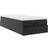 vidaXL Ottoman Med Madrass 100x200 cm Grå Ramsäng 100x203cm
