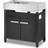 Austin and Barbeque Side Table with Sink and Cabinet