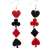 Shein Playing Card Drop Earrings