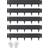 VEVOR Steel Landscape Edging 5 Packs 39x5in Rust-Resistant Edging Border Black