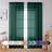 Simplebrand Hunter Green Sheer Curtains 84 Inches Long 2 Panels 42" W x 84" L42x84"