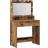 vidaXL Old Wood Vanity 75.5 x 41 x 135 cm Dressing Table 41x75.5cm