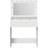 vidaXL Vanity White Engineered Wood 75.5 x 41 x 135 cm Storage Dressing Table 75x47cm