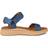 Woden Sandal - Old Denim - Blå