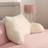 OHS Teddy Cuddle Cushion - Cream - Complete Decoration Pillows Beige, Natural