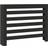 vidaXL Radiatorskjuler 104x20x82 cm Konstrueret Træ Sort