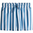 H&M Printed Swim Shorts - Blue/White Striped (1265468005)