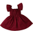 Shein Baby Shirred Bodice Butterfly Sleeve Dress