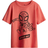 H&M Printed Cotton T-shirt - Coral Red/Spider-Man (1117462033)