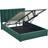 Latitude Run Upholstered Platform Bed 162 x 210 cm Green Frame Bed