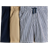 H&M Cotton Shorts 3-pack - Navy Blue/Striped (1122837004)