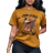 Shein Music Festival Print Round Neck Women TShirt