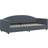 vidaXL Daybed 80 x 200 cm Velour Mørkegrå Sofa 222cm 3 personers