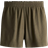 H&M Linen Blend Shorts - Dark Khaki Green