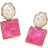 Shein Square Drop Earrings