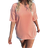 Shein Oversized Strawberry Print Round Neck Short Sleeve TShirt Casual Loose Summer