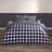 OHS Gingham Duvet Cover Blue (200x200cm)