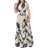Shein Womens Casual Sleeveless Dress With Botanical Print Summer