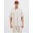 Jack & Jones Co-Ord Revere Collar Shirt Cream Red Stripe