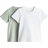 H&M Cotton T-shirts 2-pack - Light Dusty Green/White (1088053015)