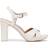 Naturalizer Women's Morgan Dress Sandals Warm White Faux Leather