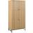 Actona Albany 4 Door Black and Oak Wardrobe
