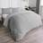 OHS Luxury Seersucker Duvet Cover Grey (200x200cm)