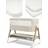 Mamas & Papas Lua Bedside Crib and Sheet Bundle