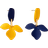 Shein Flower Drop Earrings