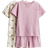 H&M Cotton Pajamas 2-pack - Dusty Pink/Cherries (1272043006)