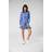 Only Onllumina Short Dress - Blue Tile Print