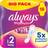 Always Platinum Long Size 2 Sanitary Pads With Wings