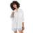 Pull&Bear Oversized Linen Look Shirt - White