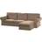 Dekoria Ektorp Betræk 2 Sæder Med Chaiselong 252 x 163 x 88 cm Karamel Sofabetræk Beige