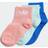 adidas Mid Ankle Socks 3 Pairs Kids - Semi Pink Spark/Blue