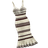 Shein Women Vacation Black White Striped Knitted Slip Dress