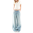 ASOS DESIGN Posede boyfriend-jeans med mellemhøj talje bleg vintage-blå