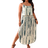 Shein Soft TieDye Plus Dress With Slit And Cinched Waist
