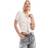 Stradivarius Flowing Embroidered Blouse With Knots - White