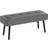 Homcom End of Bed with Thick Padding and Steel Legs Settee Bench
