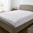 Hotel Luxury Cotton Topper Single Mattress Cover White (190x90cm)