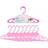 First Steps 8 Pink Infant Toddler Hangers Space Saving Nursery