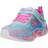 Skechers Girl's Eternal Heart Lights Trainers - Light Blue/Multi