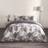 OHS Marble Set Duvet Cover White, Grey (200x200cm)