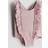 H&M Frilled Swimsuit - Dusty Pink