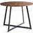 Dunelm Brayden Black/Brown Dining Table 100cm