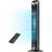 Dreo 28dB Leiser Turmventilator 5-Geschwindigkeit 4 Modi 12 Std