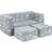 Costway 2 Seater Kids Play Couch Glow in the Dark Modular Sofa Set
