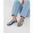 River Island Womens Strappy Toe Thong Kitten Heel Sandals - Blue