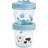 Done by Deer Bøtter Til Babymad 2 Stk Blue